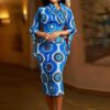 The  Ankara Bodycon Dress