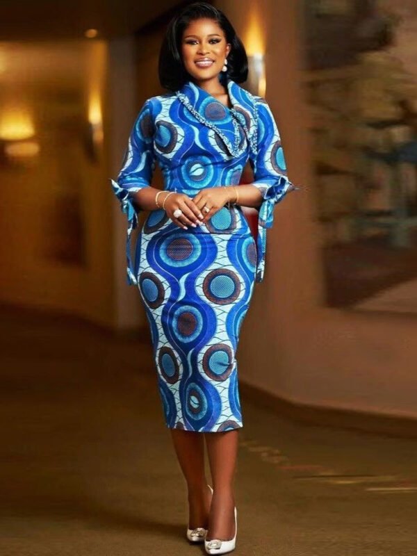 The  Ankara Bodycon Dress