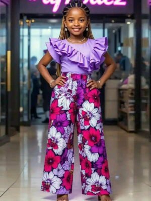 The 'Zola' Kids' Floral Outfit