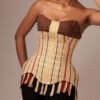 The 'Akosua' Beaded Corset Top