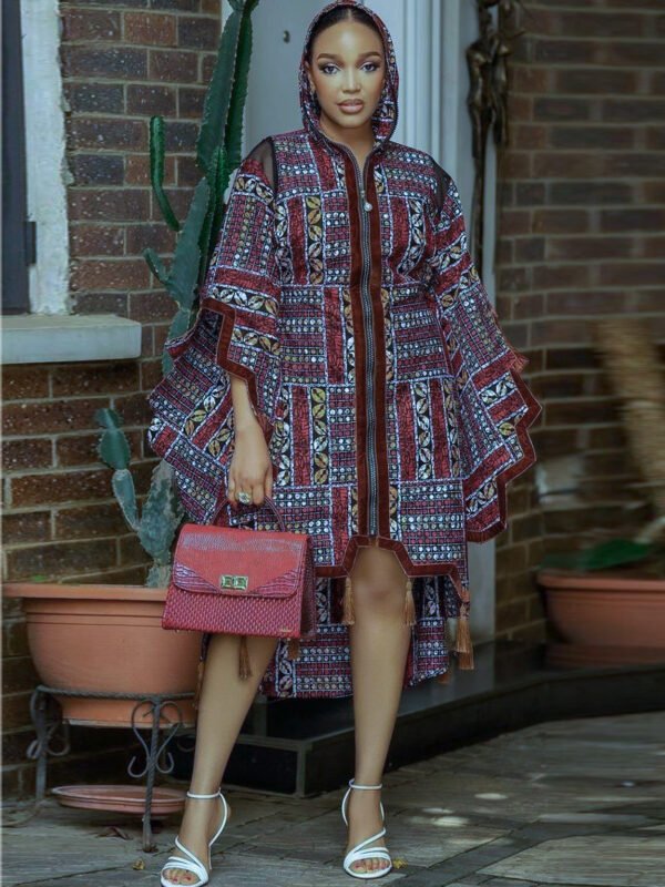 The 'Lulu' Hooded Poncho Dress