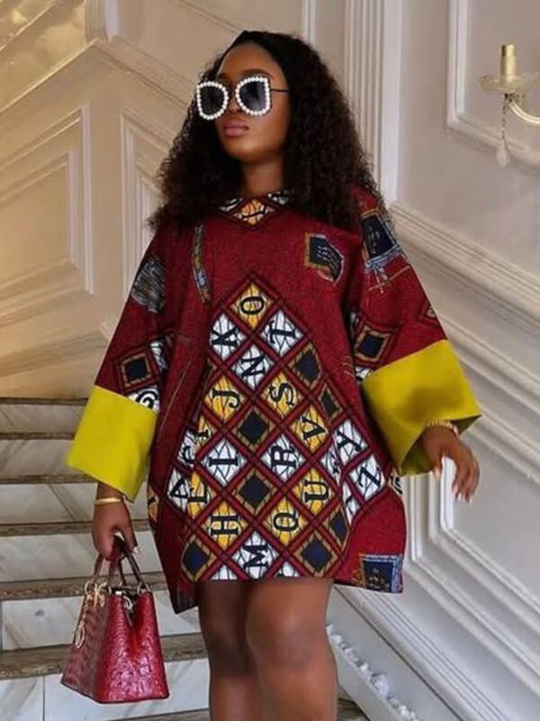 The 'Kiki' Geometric Tunic Dress