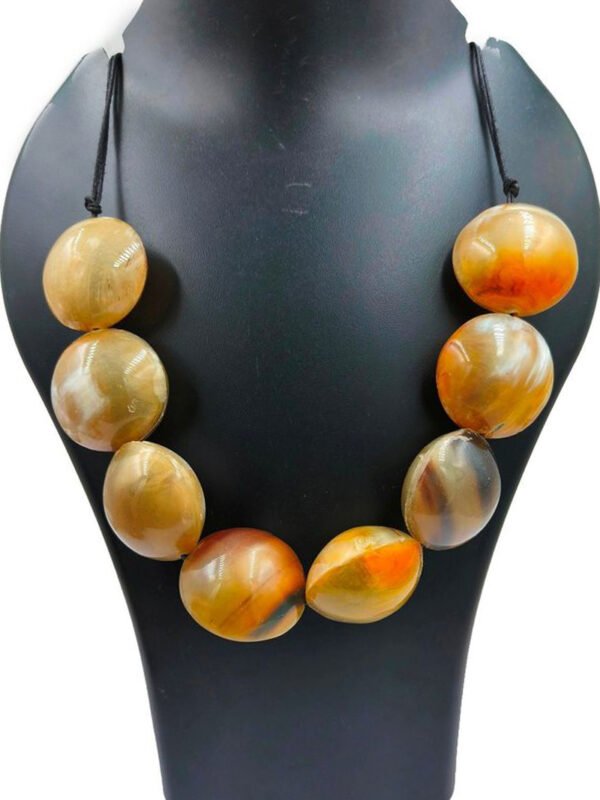 Afc42 Golden Sunstone Necklace