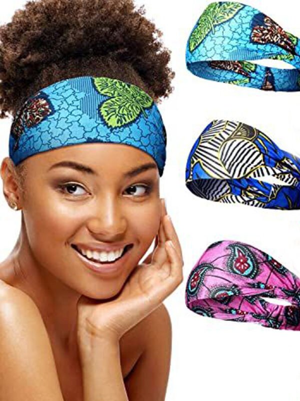 The 'Aisha' Ankara Print Headband Set